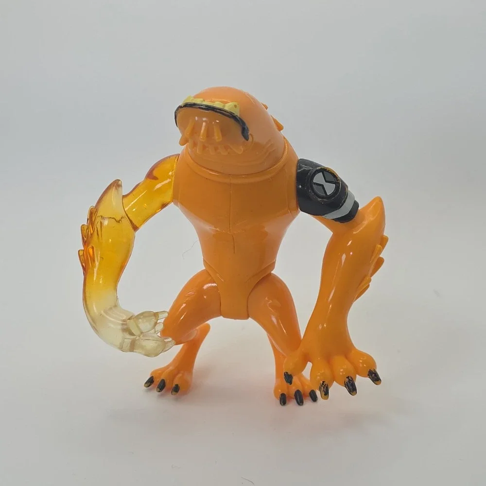 Ben 10 Wildmutt Action Figure Orange Translucent Arm Bandai 2006 Cartoon Network